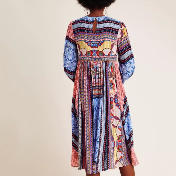 Anthropologie Bhanuni Jyoti Marcelina Midi Dress - Picture 2 of 8